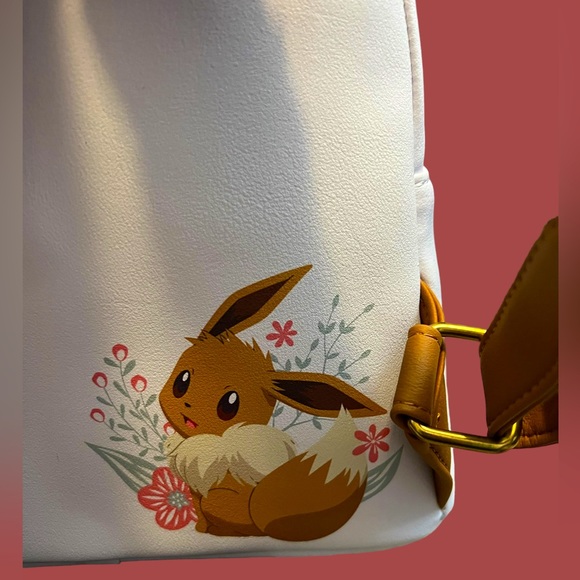 Loungefly Pokemon Eevee Spring Flowers Mini Backpack - Picture 3 of 3